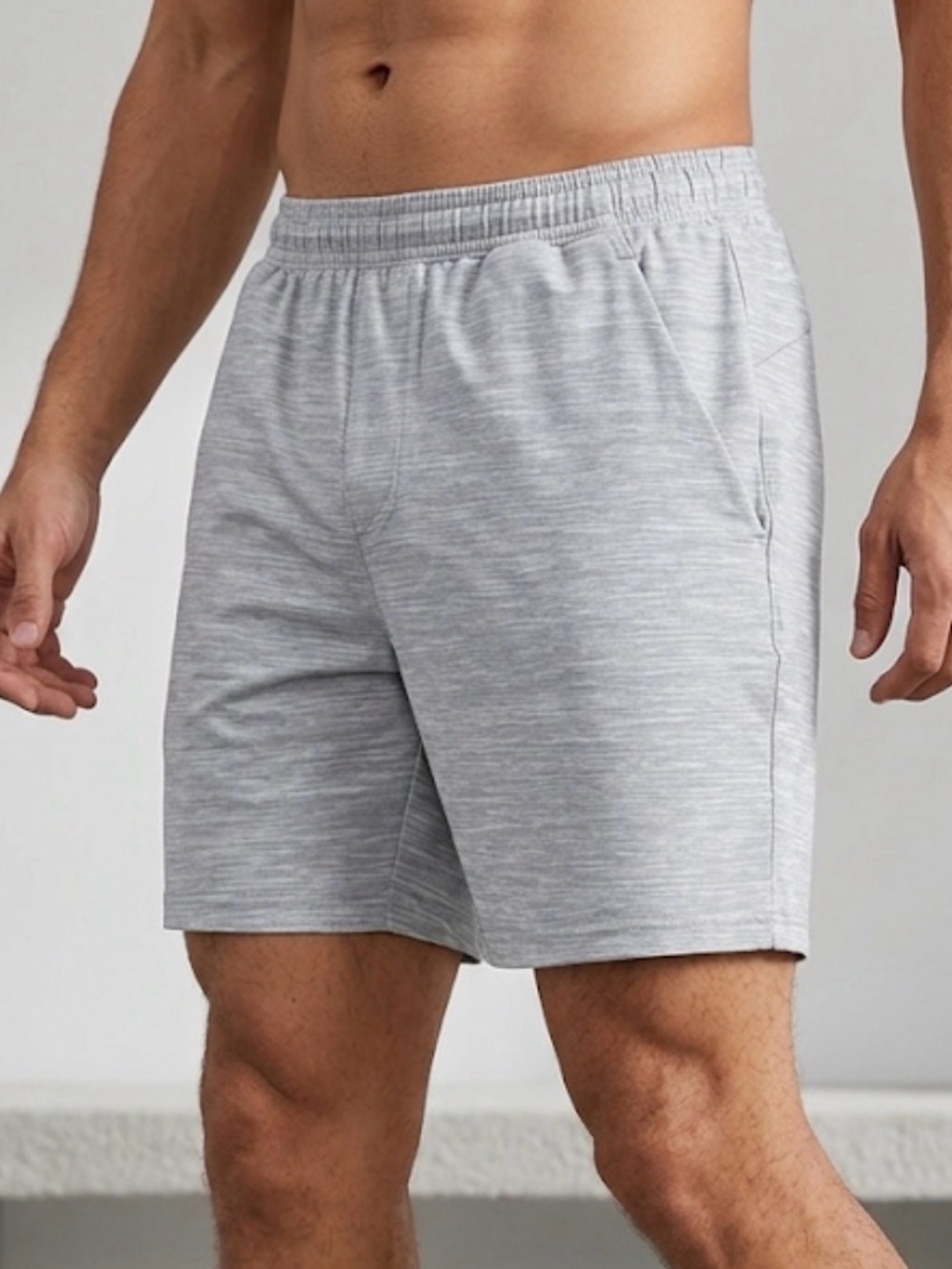 Men’s Lululemon Athletic Performance Shorts Gray Size Medium M